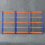 3 x 1.8M Giantz Garage Shelving Warehouse Rack - Close-Up Angle