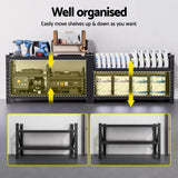 Giantz 2x 0.9M Garage Shelving Workbench Warehouse Rack - 45-Degree Angle