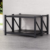 Giantz 2x 0.9M Garage Shelving Workbench Warehouse Rack - Close-Up Angle