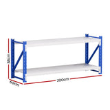 Giantz 2Mx0.9M Warehouse Shelving Garage Rack - Front View