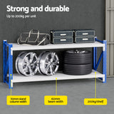 Giantz 2Mx0.9M Warehouse Shelving Garage Rack - Top-Down View