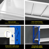 Giantz 2Mx0.9M Warehouse Shelving Garage Rack - Rear View
