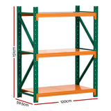 Giantz 1.2Mx1.5M Garage Shelving Warehouse Rack - Front View