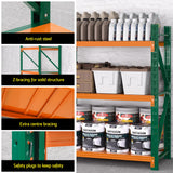 Giantz 1.2Mx1.5M Garage Shelving Warehouse Rack - Rear View