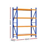 Giantz 2Mx1.5M Warehouse Shelving Garage Rack - Front View
