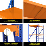 Giantz 2Mx1.8M Warehouse Shelving Garage Rack - Rear View