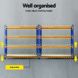Giantz 4Mx2M Garage Shelving Warehouse Rack - 45-Degree Angle