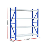 Giantz 2Mx2M Warehouse Shelving Garage Rack - Front View