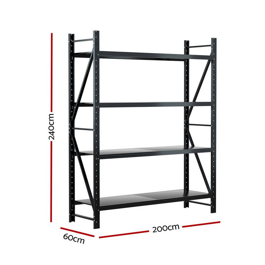 Giantz 2.4Mx2M Warehouse Shelving Garage Rack, image 2