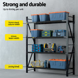 Giantz 2.4Mx2M Warehouse Shelving Garage Rack - Top-Down View