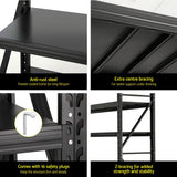 Giantz 2.4Mx2M Warehouse Shelving Garage Rack - Rear View