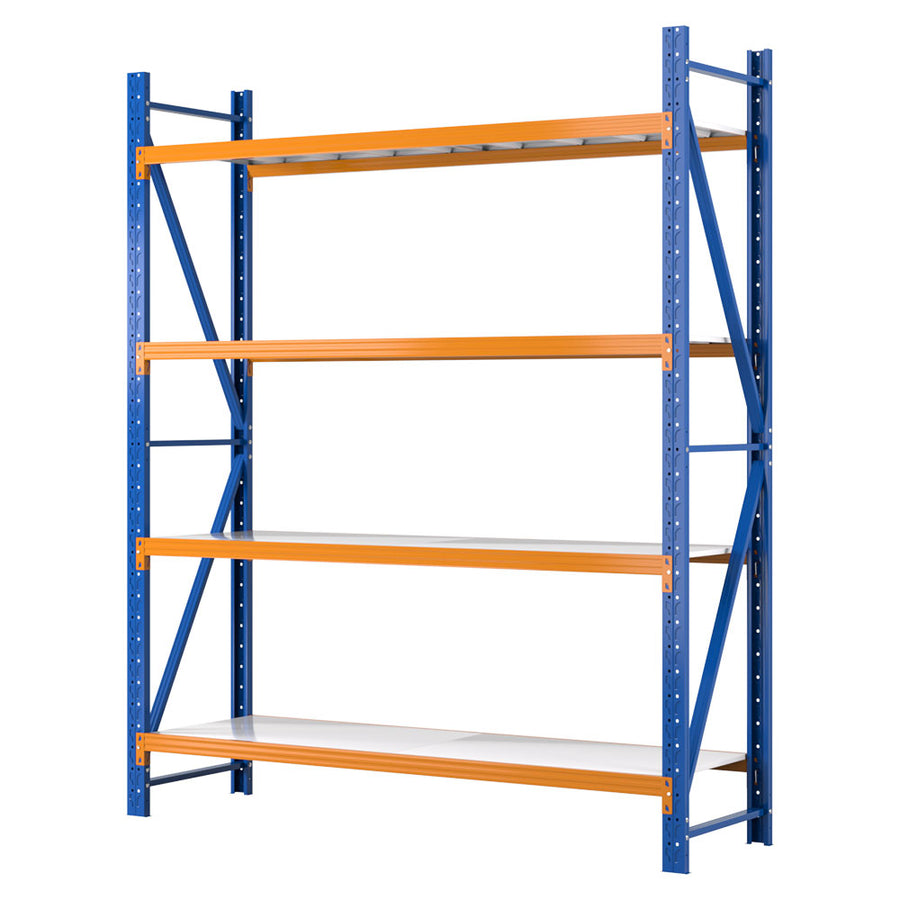 Giantz 2.4Mx2M Garage Shelving Warehouse Rack Pallet Racking Storage Shelf Blue, image 7