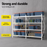 3Mx2M Giantz Garage Shelving Warehouse Rack - Top-Down View