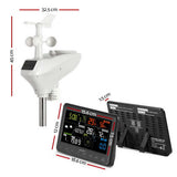 Devanti Wireless WiFi Professional Weather Station Solar Sensor LCD UV Light - Front View