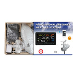 Devanti Wireless WiFi Professional Weather Station Solar Sensor LCD UV Light - Side View
