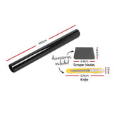 Giantz Window Tint Film Black Roll 35% VLT Home House 100cm X 30m Tinting Tools - Front View
