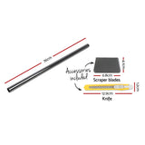 Giantz Window Tint Film Black Roll 15% VLT Home House 76cm X 7m Tinting Tools - Front View