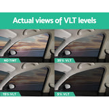 Giantz Window Tint Film Black Roll 15% VLT Home House 76cm X 7m Tinting Tools - Side View