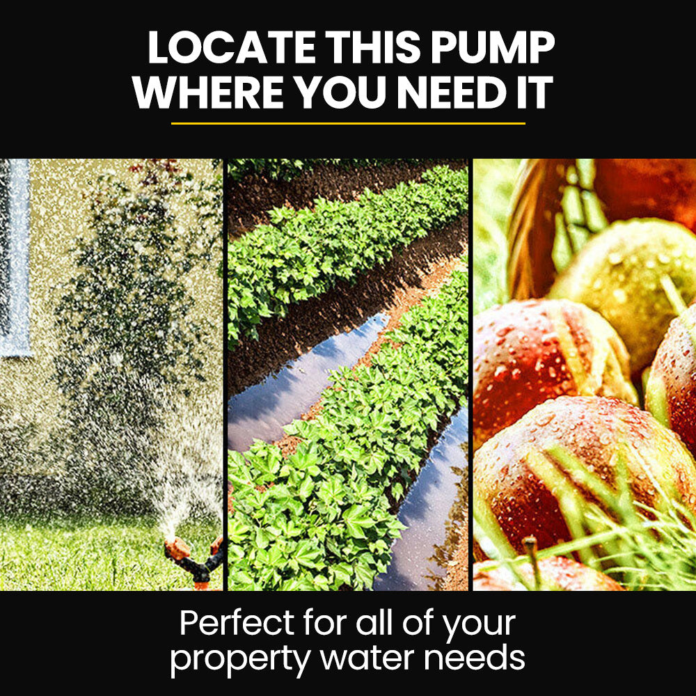 PROTEGE Multi-stage Water Hi-pressure Pump with Auto-controller Home Garden Irrigation 4-Stage Electric