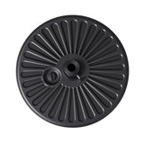 Instahut Outdoor Umbrella Base Weight Round Plastic Pole Holder 30-48mm Beach - Top-Down View