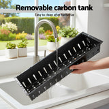 Grillz Portable BBQ Grill w/ Stainless Steel Racks & Pans for Outdoor - Low Angle