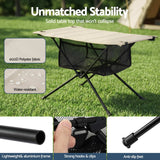 Weisshorn Folding Camping Table Portable Picnic Desk Camp Furniture - Rear View