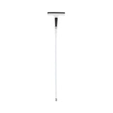 Giantz Window Cleaner Mirror Car, Spray Scrub Squeegee 136cm Extendable Long Handle with Water Tank 3 Microfiber Pads, Glass Scrubber for High Windows Home Car Mirror, White - Side View