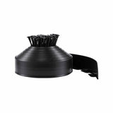 Green Fingers Garden Edging 60ft 30pcs Flexible Garden Border Plastic Lawn Edging Black - Side View