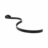 Green Fingers Garden Edging 60ft 30pcs Flexible Garden Border Plastic Lawn Edging Black - Close-Up Angle