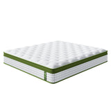 BedStory King 30cm Hybrid Mattress Cooling Gel Memory Foam 5 Zone Pocket Spring Bed Temperature Regulating - Front View