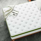 BedStory King 30cm Hybrid Mattress Cooling Gel Memory Foam 5 Zone Pocket Spring Bed Temperature Regulating - Rear View