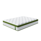 BedStory Queen 30cm Hybrid Mattress Cooling Gel Memory Foam 5 Zone Pocket Spring Bed Temperature Regulating - Front View