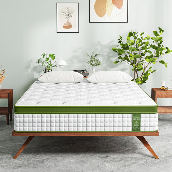 BedStory Single 30cm Hybrid Mattress Cooling Gel Memory Foam 5 Zone Pocket Spring Bed Temperature Regulating