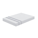 BedStory Double Memory Foam Mattress 20cm Cooling Gel Foam Mattress in a Box Medium Soft Feel - Side View