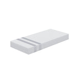 BedStory Single Memory Foam Mattress 20cm Cooling Gel Foam Mattress in a Box Medium Soft Feel - Front View