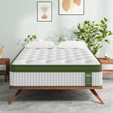 BedStory 34cm King Single Latex Hybrid Mattress Medium Firm - 5 Zone Pocket Spring Bed for Pressure Relief Motion Isolation