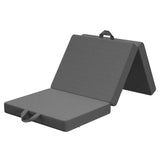 BedStory Folding Mattress Small King Single Trifold Mattress Firm Support Foam Washable Cover 10cm - Front View