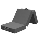 BedStory Folding Mattress Small Single Trifold Mattress Firm Support Foam Washable Cover 15cm - Front View