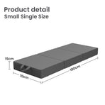 15cm Small Single BedStory 3-Fold Mattress Folding Foam Bed Washable Cover, 180x70cm