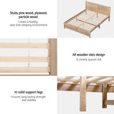 RoomSense Double 34cm Medium Soft Gel Mattress Bundle, Oatmeal Bed Frame - 45-Degree Angle