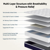 RoomSense Queen 30cm Latex Mattress Medium Firm Bundle, Pine Bed Frame