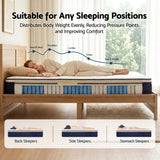 RoomSense Queen 30cm Latex Mattress Medium Firm Bundle, Pine Bed Frame - Close-Up Angle