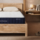 RoomSense Queen 26cm Firm Mattress Bundle with Oatmeal Wooden Bed Frame - Extra Image