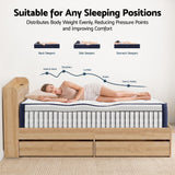 RoomSense Single Firm Mattress 26cm Bundle with Storage Bed Frame - Low Angle