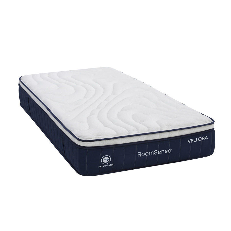 RoomSense Double Mattress , 30cm Medium Firm Hybrid Mattress with Latex Lumbar Support for Back Pain Relief , Pocket Spring Mattress Double Size in a Box