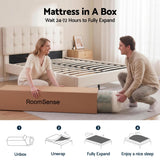 RoomSense Queen Mattress, 26cm Orthopedic Firm Mattress for Back Pain Relief, Pocket Spring Hybrid Mattress Queen Size for Home & Rental - Extra Image