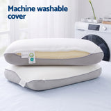 ROOMSENSE Reversible Dual-Sided Memory Foam Pillow, Ice-Cooling & Warm Fabric Sides, 55D Ultra-High Density Ergonomic Contour Pillow for Neck Pain Relief, Back & Side Sleepers - Extra Image