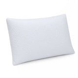 RoomSense Cooling Memory Foam Pillow Pillows 1 Pack, Anti-Flattening Bed Pillows for Hot Sleepers, Adjustable Shredded Gel Side Sleeper Pillow for Neck Support, Washable Cover, 72x50x15cm - Side View
