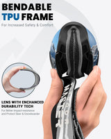 OutdoorMaster Ski Goggles with Cover Snowboard Snow Goggles OTG Anti-Fog -100% UV Protection-OM-18 - Side View