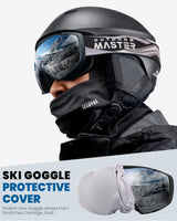 OutdoorMaster Ski Goggles with Cover Snowboard Snow Goggles OTG Anti-Fog -100% UV Protection-OM-18 - Rear View